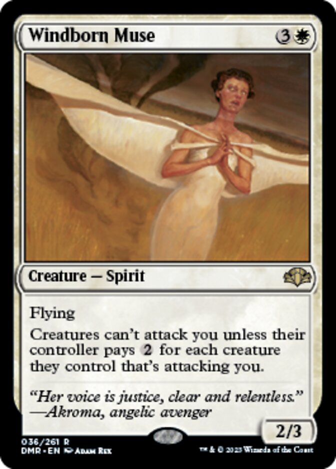 Windborn Muse [Dominaria Remastered] | Webway Games