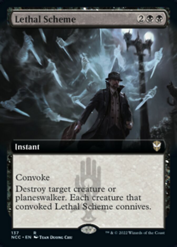 Lethal Scheme (Extended Art) [Streets of New Capenna Commander] | Webway Games