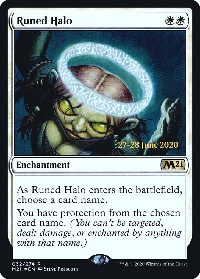 Runed Halo  [Core Set 2021 Prerelease Promos] | Webway Games