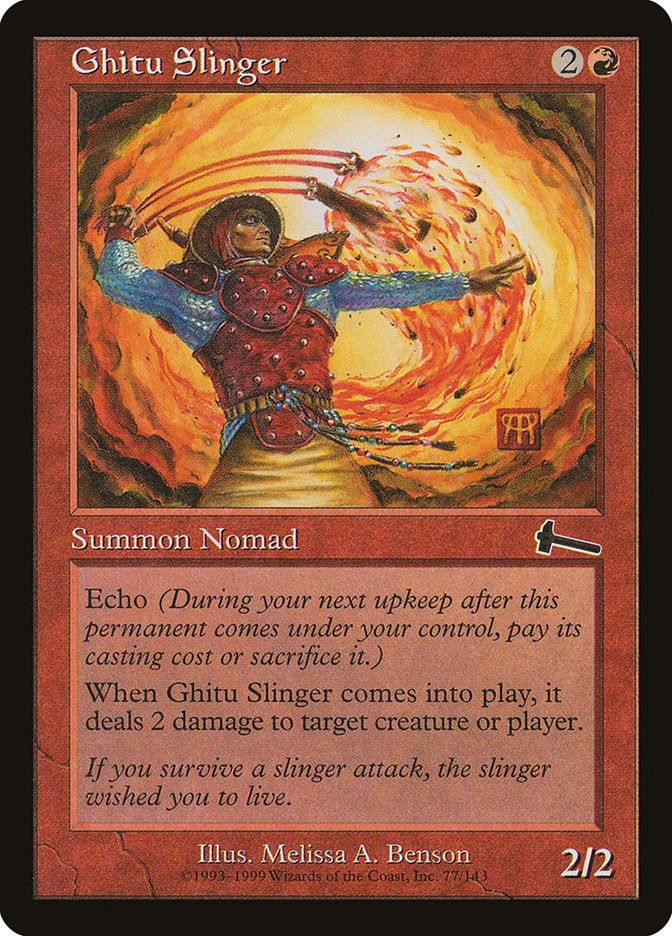 Ghitu Slinger [Urza's Legacy] | Webway Games