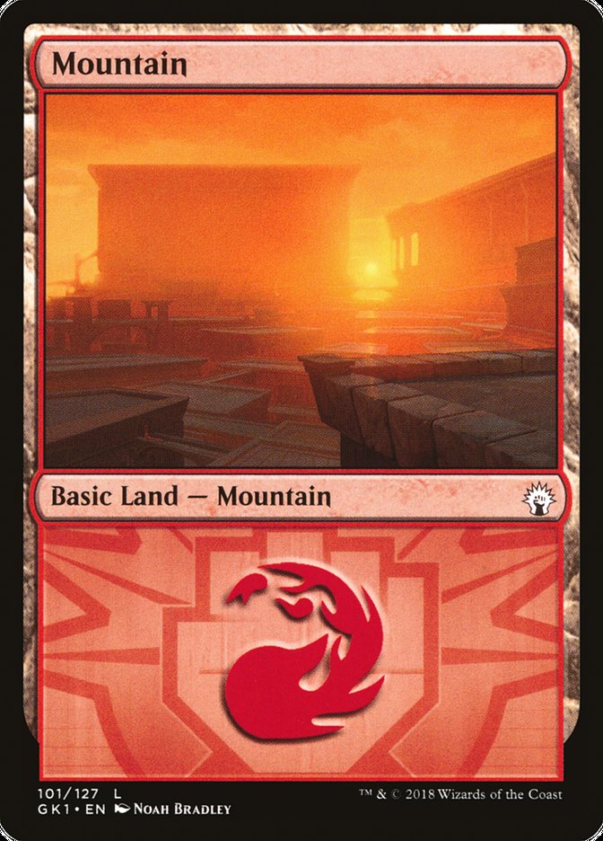 Mountain (#101) [Guilds of Ravnica Guild Kit] | Webway Games