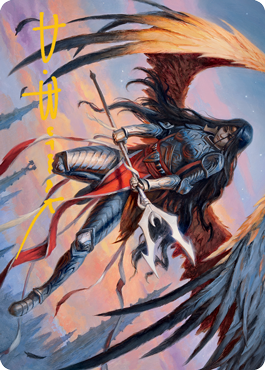 Liesa, Forgotten Archangel Art Card (Gold-Stamped Signature) [Innistrad: Midnight Hunt Art Series] | Webway Games