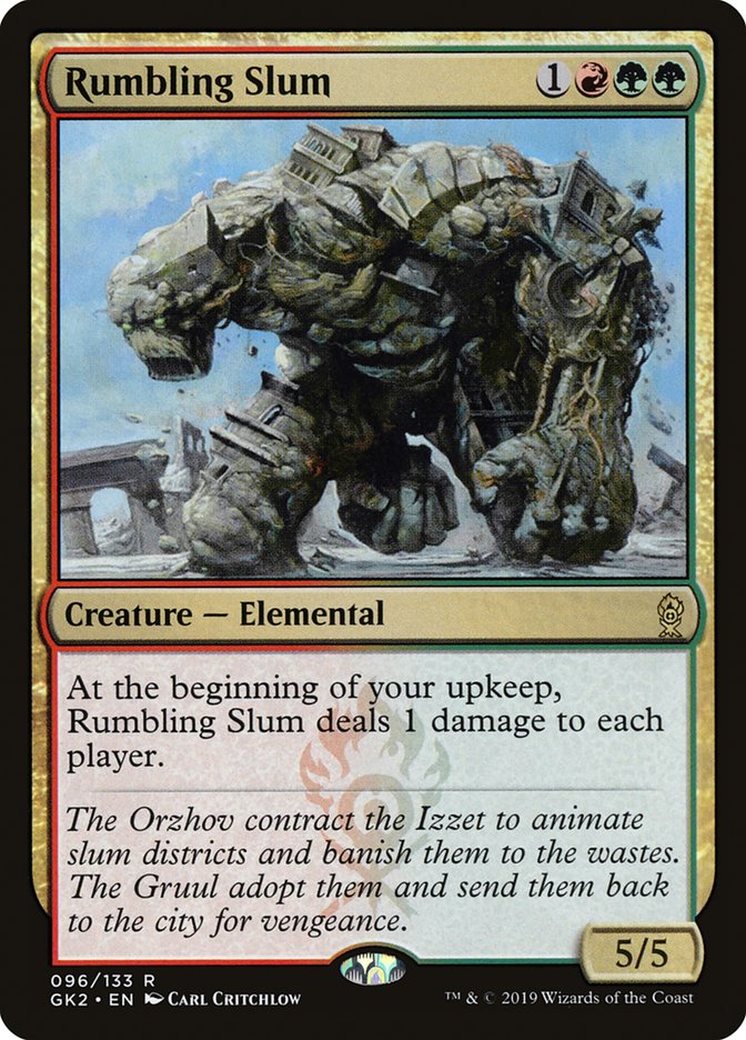 Rumbling Slum [Ravnica Allegiance Guild Kit] | Webway Games