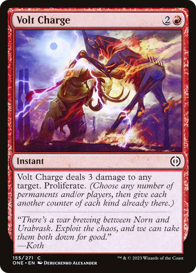 Volt Charge [Phyrexia: All Will Be One] | Webway Games