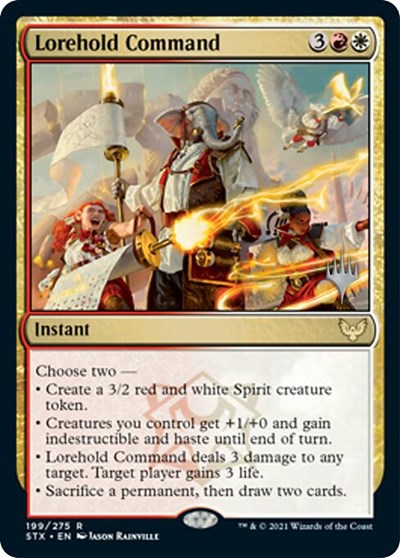 Lorehold Command (Promo Pack) [Strixhaven: School of Mages Promos] | Webway Games