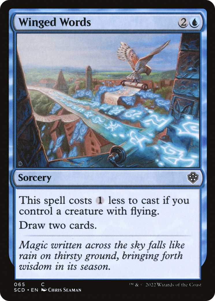 Winged Words [Starter Commander Decks] | Webway Games