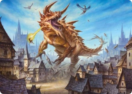 Tarrasque Art Card [Dungeons & Dragons: Adventures in the Forgotten Realms Art Series] | Webway Games