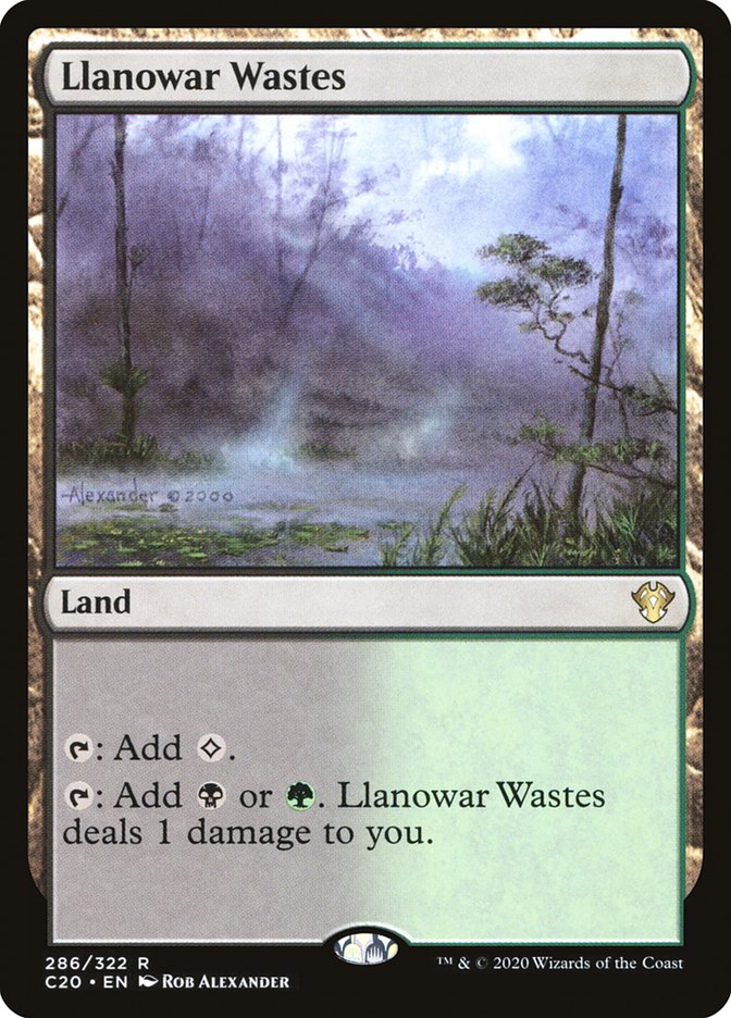 Llanowar Wastes [Commander 2020] | Webway Games