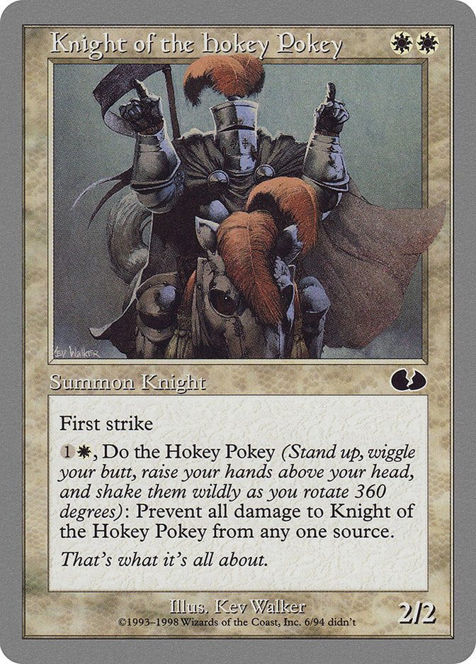Knight of the Hokey Pokey [Unglued] | Webway Games
