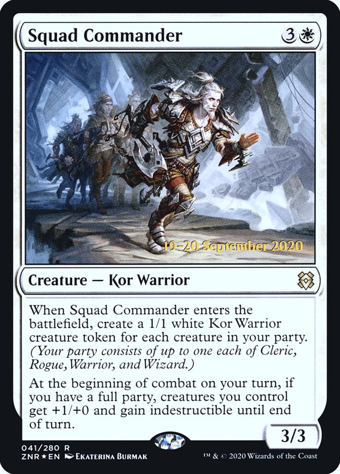 Squad Commander  [Zendikar Rising Prerelease Promos] | Webway Games