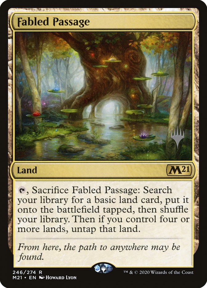 Fabled Passage (Promo Pack) [Core Set 2021 Promos] | Webway Games