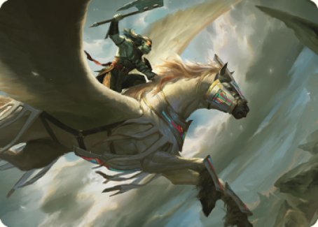 Cleaving Skyrider Art Card [Dominaria United Art Series] | Webway Games