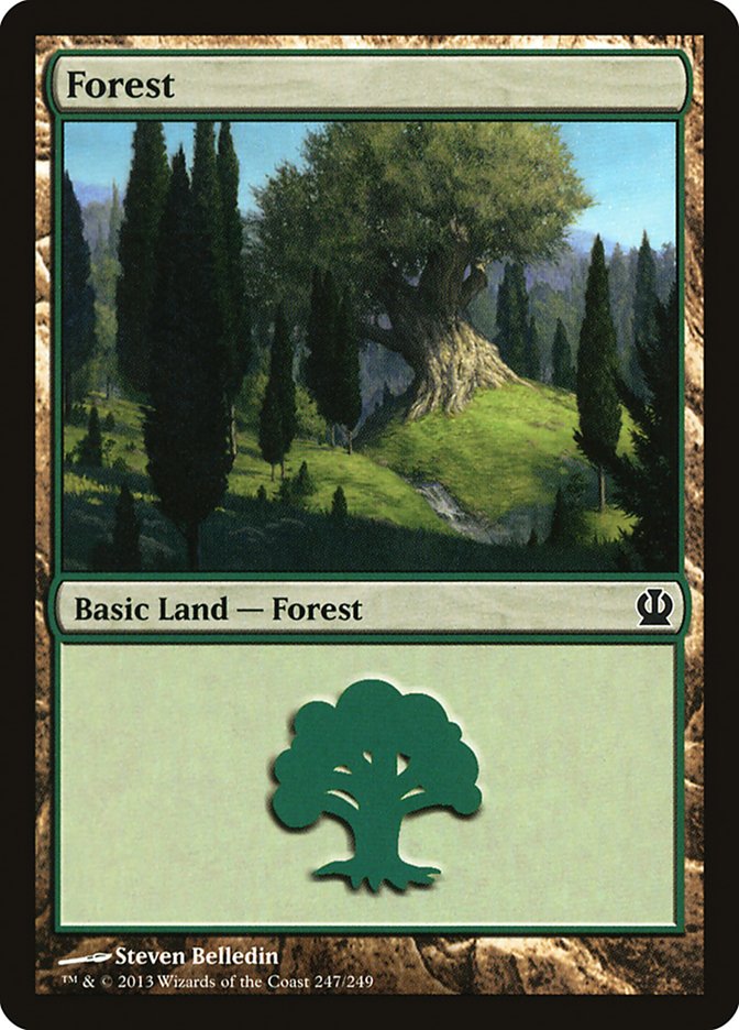 Forest (#247) [Theros] | Webway Games