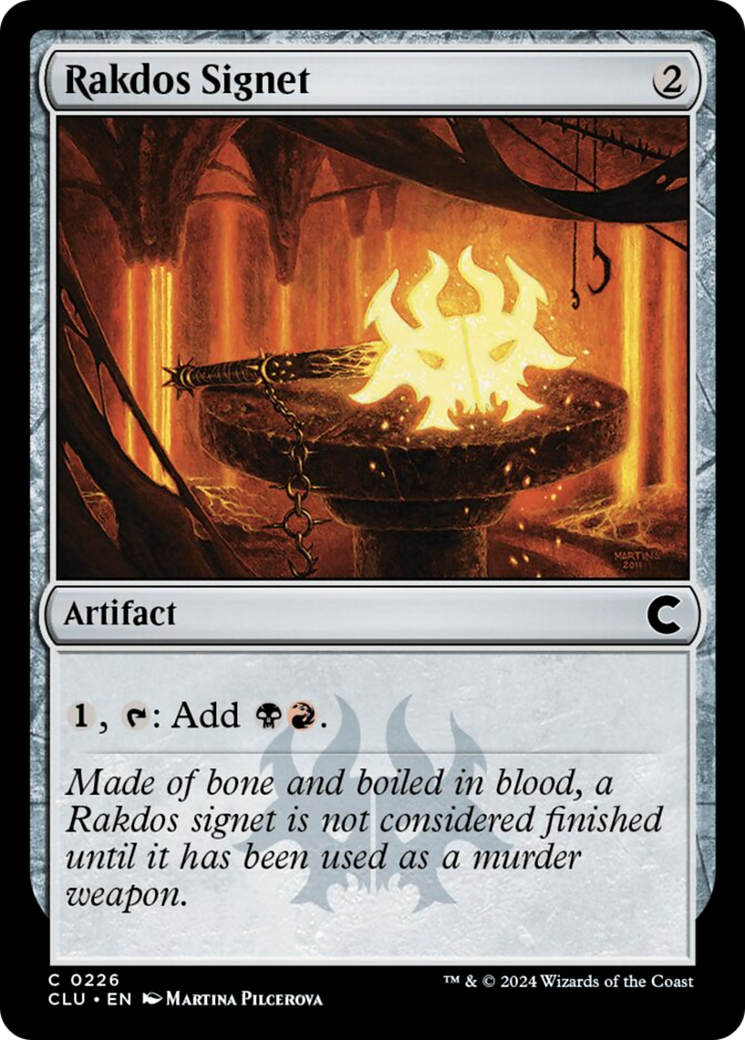 Rakdos Signet [Ravnica: Clue Edition] | Webway Games