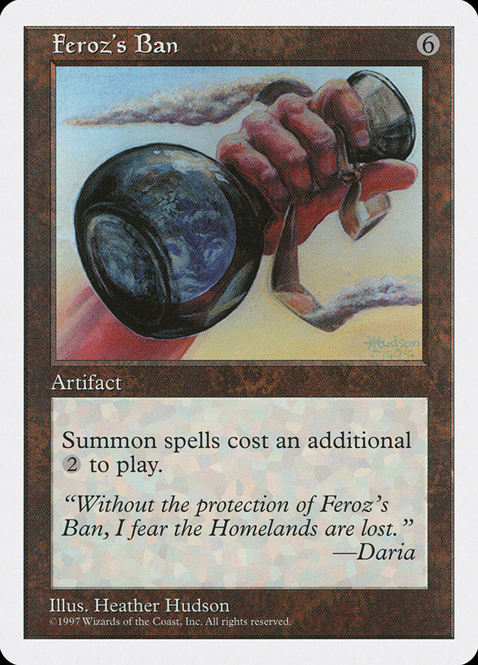 Feroz's Ban [Fifth Edition] | Webway Games