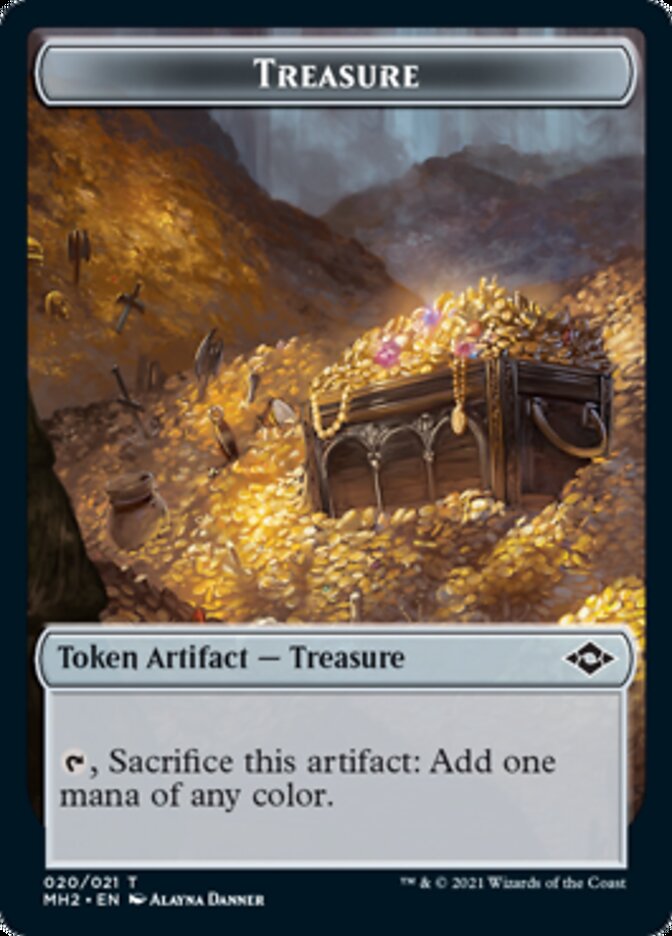 Treasure Token (#20) [Modern Horizons 2 Tokens] | Webway Games