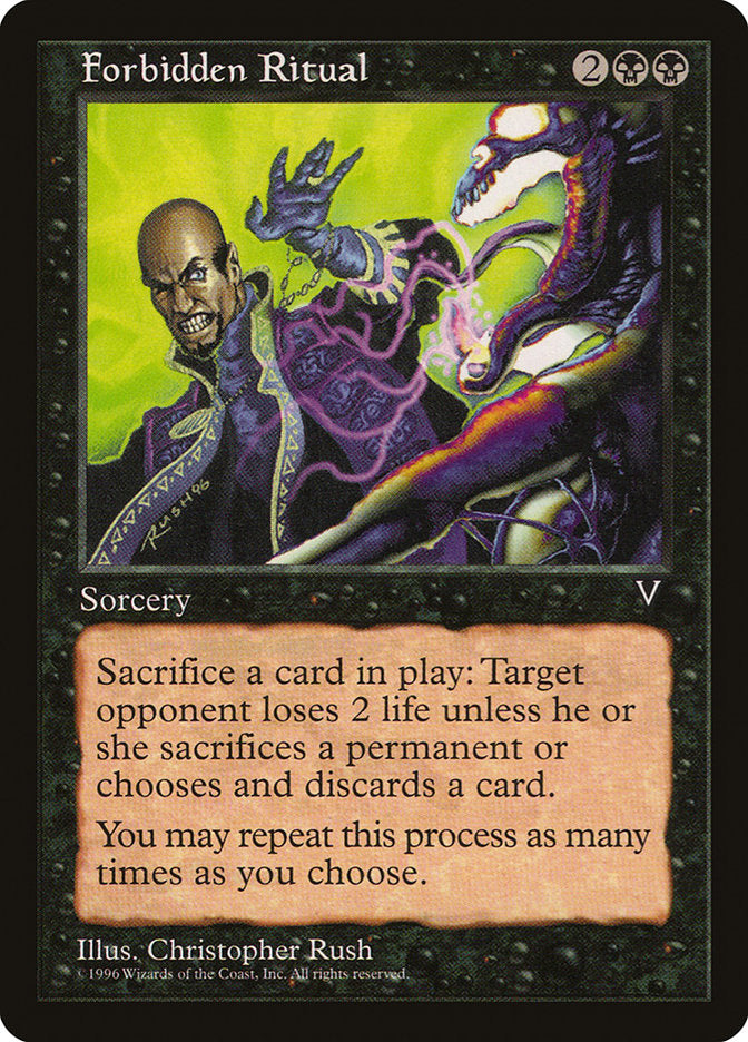 Forbidden Ritual [Visions] | Webway Games