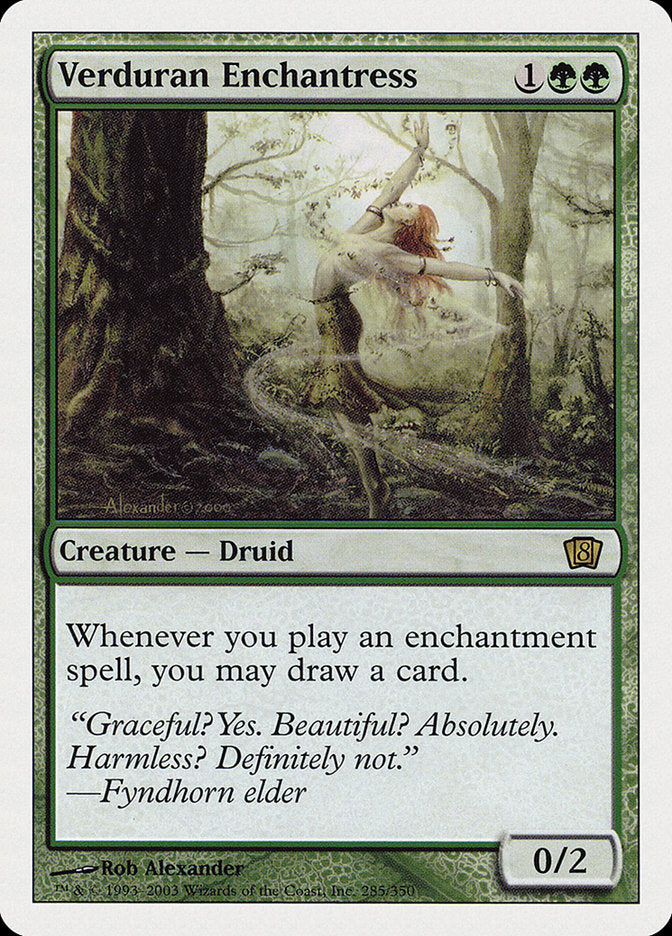 Verduran Enchantress [Eighth Edition] | Webway Games