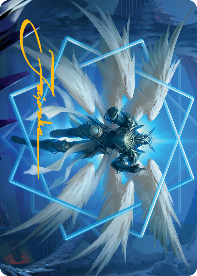 Vertex Paladin Art Card (Gold-Stamped Signature) [March of the Machine Art Series] | Webway Games