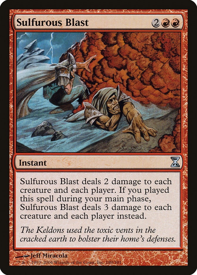 Sulfurous Blast [Time Spiral] | Webway Games