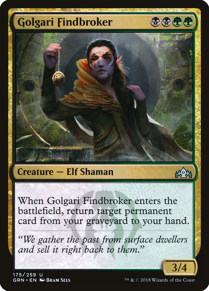 Golgari Findbroker [Guilds of Ravnica] | Webway Games