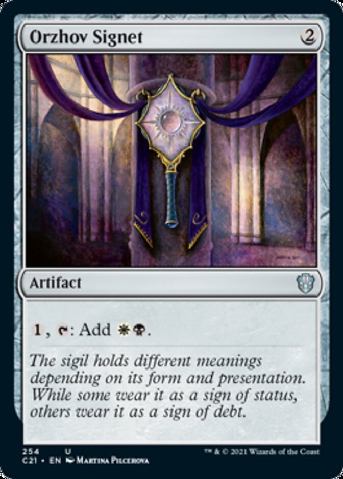 Orzhov Signet [Commander 2021] | Webway Games