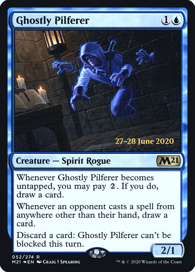 Ghostly Pilferer  [Core Set 2021 Prerelease Promos] | Webway Games