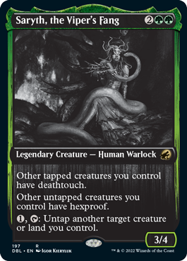 Saryth, the Viper's Fang [Innistrad: Double Feature] | Webway Games