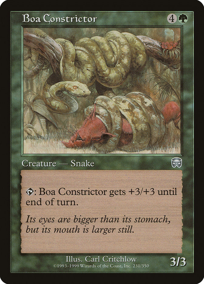 Boa Constrictor [Mercadian Masques] | Webway Games