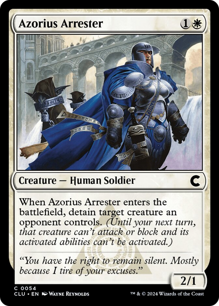 Azorius Arrester [Ravnica: Clue Edition] | Webway Games