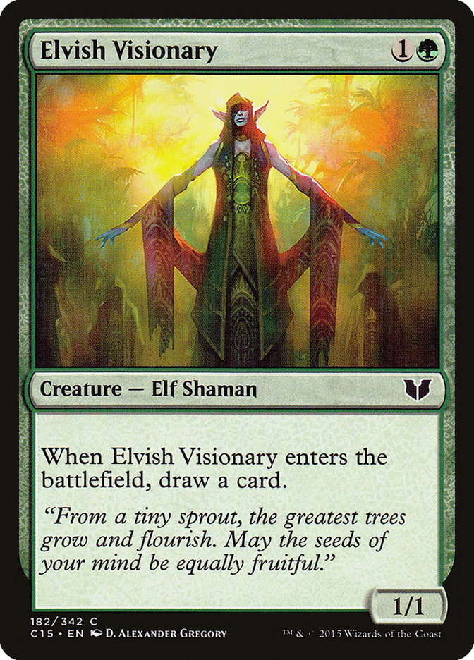 Elvish Visionary [Commander 2015] | Webway Games