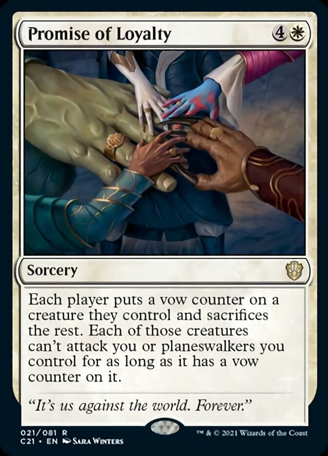 Promise of Loyalty [Commander 2021] | Webway Games
