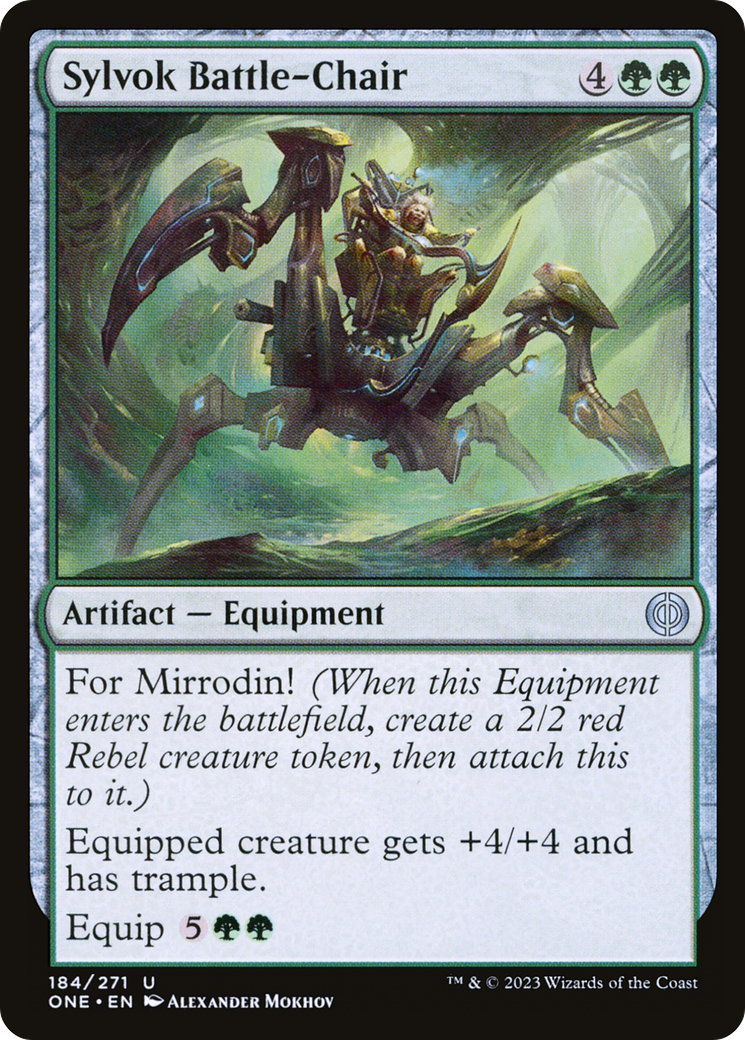Sylvok Battle-Chair [Phyrexia: All Will Be One] | Webway Games