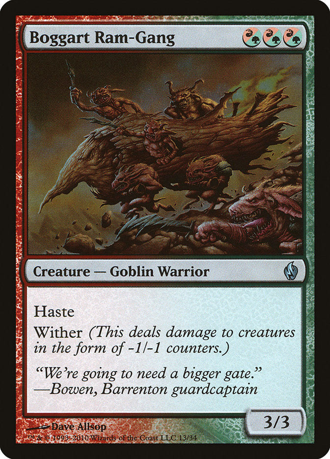 Boggart Ram-Gang [Premium Deck Series: Fire and Lightning] | Webway Games
