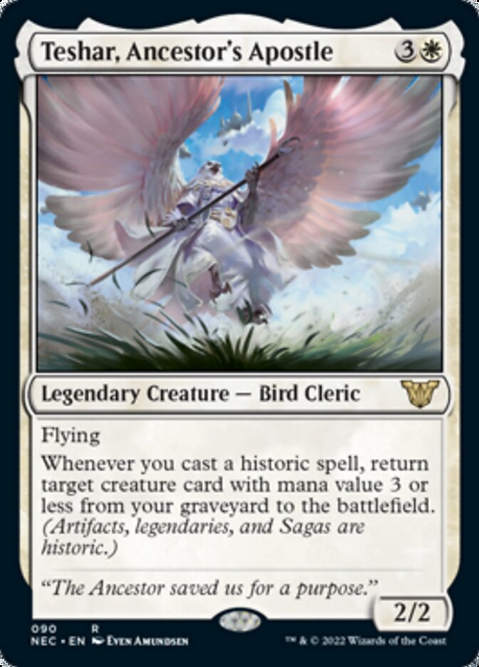 Teshar, Ancestor's Apostle [Kamigawa: Neon Dynasty Commander] | Webway Games