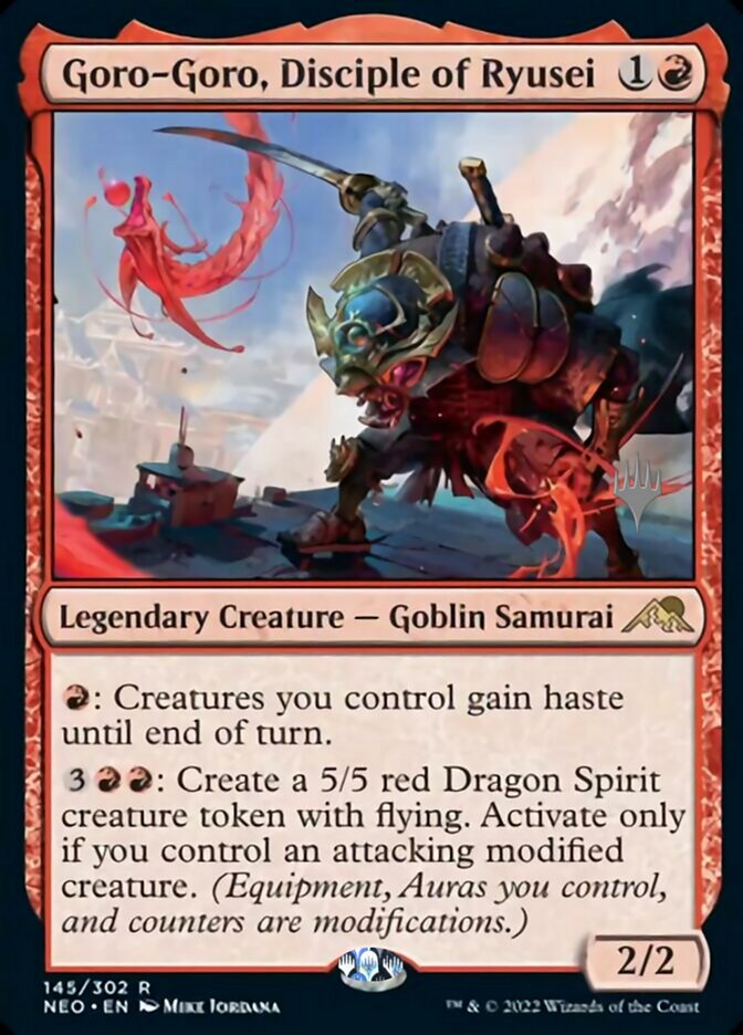 Goro-Goro, Disciple of Ryusei (Promo Pack) [Kamigawa: Neon Dynasty Promos] | Webway Games