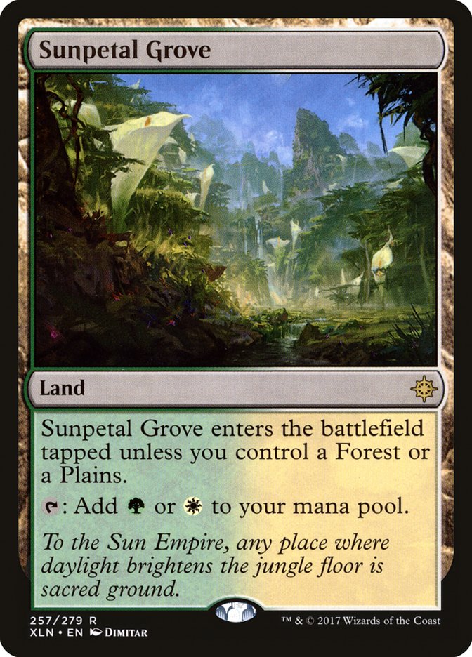 Sunpetal Grove [Ixalan] | Webway Games