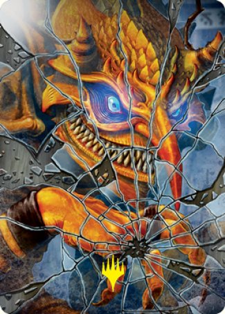 Reflection of Kiki-Jiki Art Card (Gold-Stamped Signature) [Kamigawa: Neon Dynasty Art Series] | Webway Games