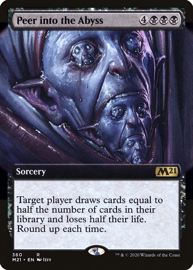 Peer Into the Abyss (Extended Art) [Core Set 2021] | Webway Games