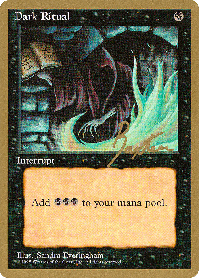Dark Ritual (George Baxter) [Pro Tour Collector Set] | Webway Games