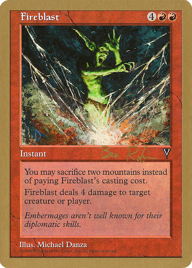 Fireblast (Ben Rubin) [World Championship Decks 1998] | Webway Games
