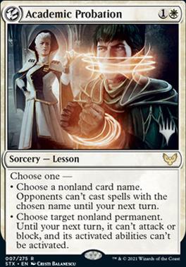 Academic Probation (Promo Pack) [Strixhaven: School of Mages Promos] | Webway Games