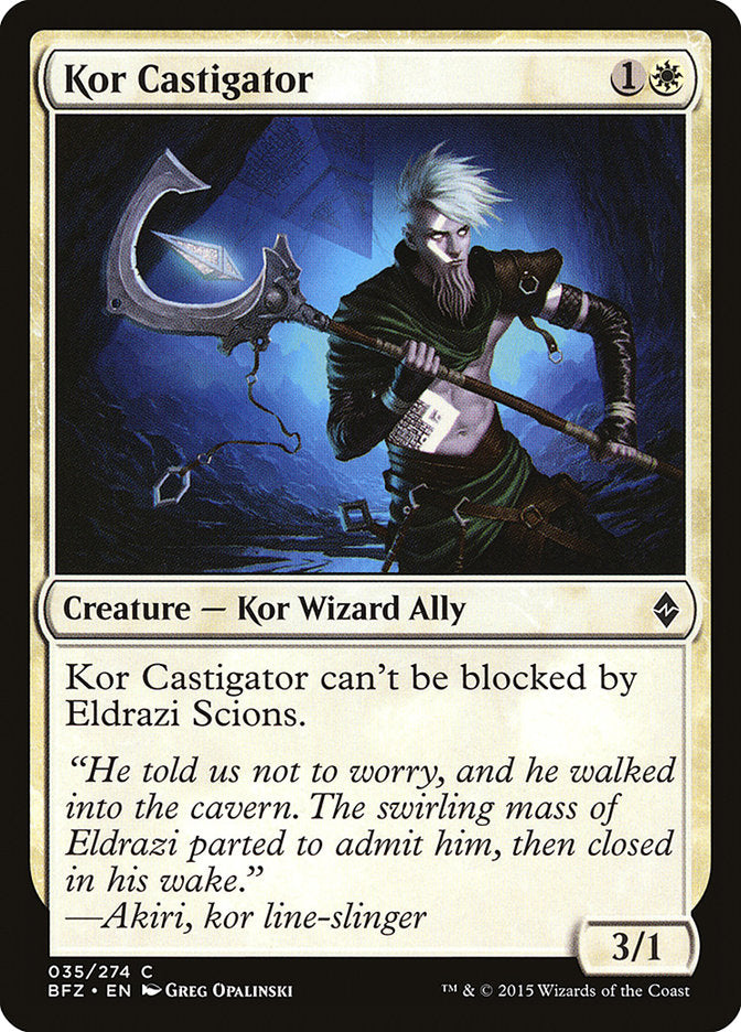 Kor Castigator [Battle for Zendikar] | Webway Games