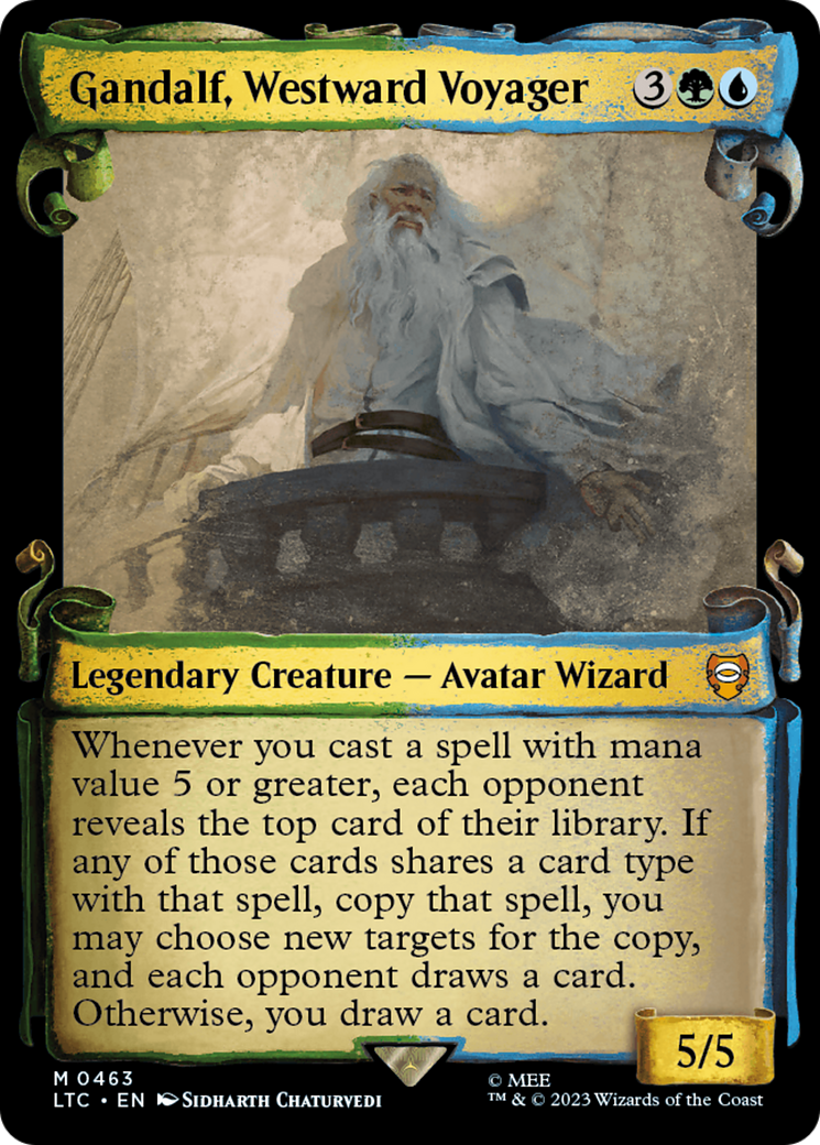 Gandalf, Westward Voyager [The Lord of the Rings: Tales of Middle-Earth Commander Showcase Scrolls] | Webway Games