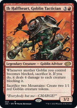 Ib Halfheart, Goblin Tactician [Jumpstart 2022] | Webway Games