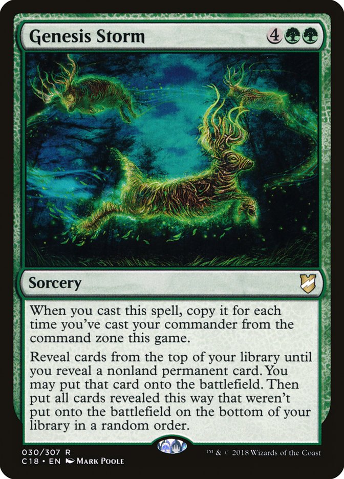 Genesis Storm [Commander 2018] | Webway Games