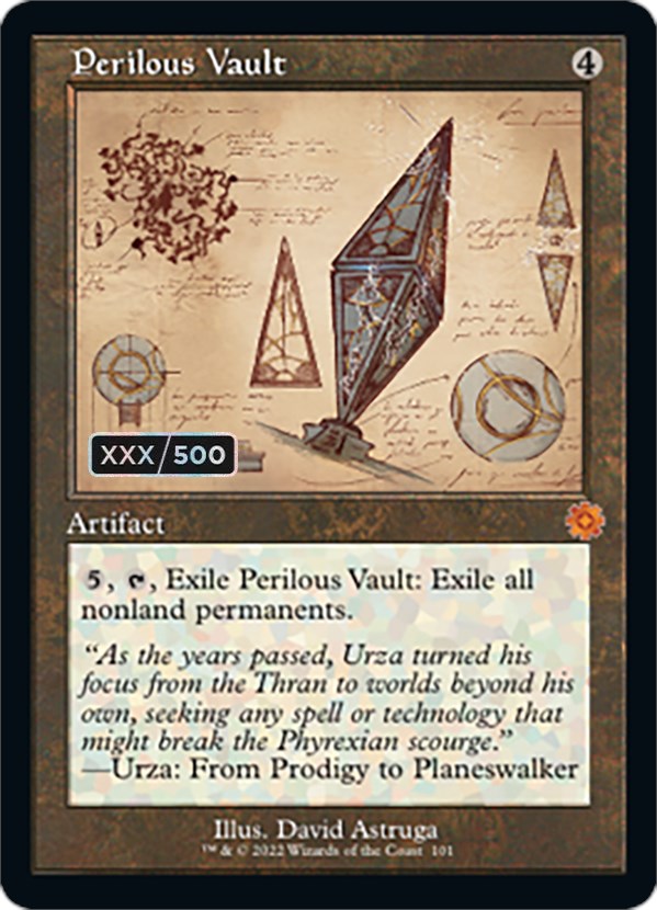 Perilous Vault (Retro Schematic) (Serial Numbered) [The Brothers' War Retro Artifacts] | Webway Games