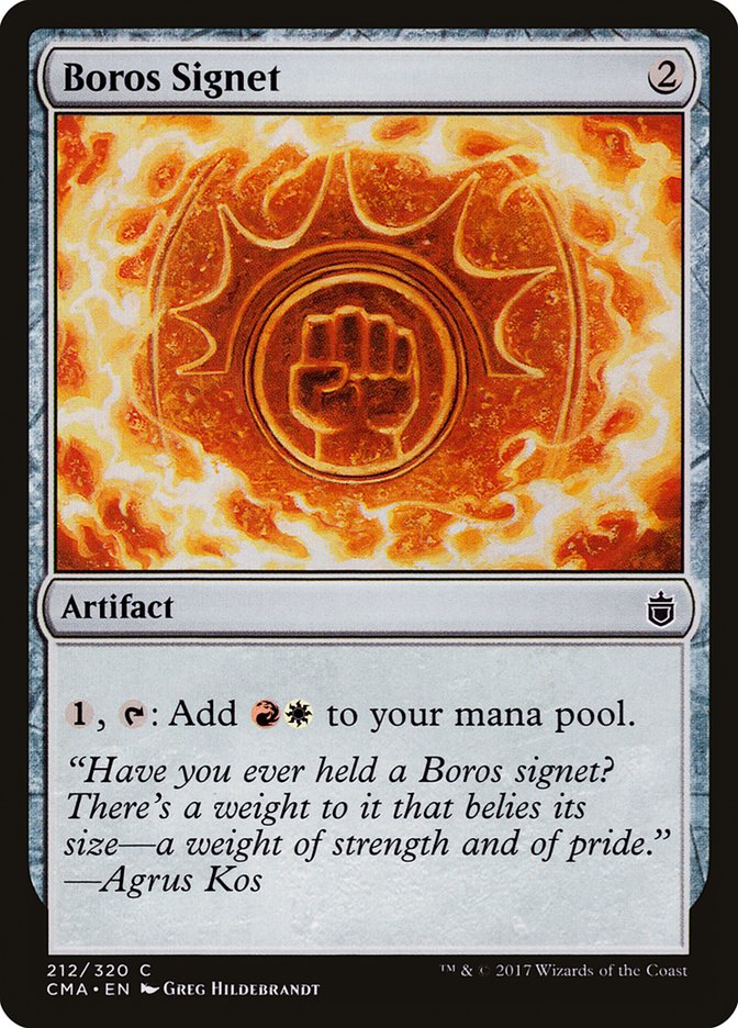 Boros Signet [Commander Anthology] | Webway Games
