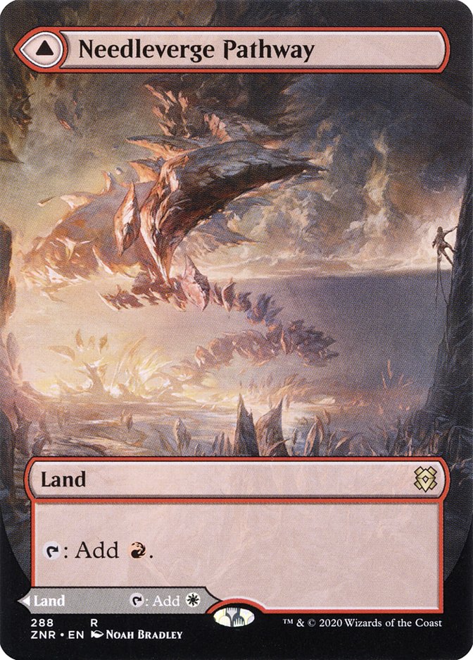 Needleverge Pathway // Pillarverge Pathway (Extended) (Noah Bradley) [Zendikar Rising] | Webway Games