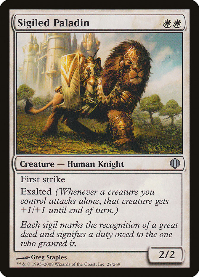 Sigiled Paladin [Shards of Alara] | Webway Games
